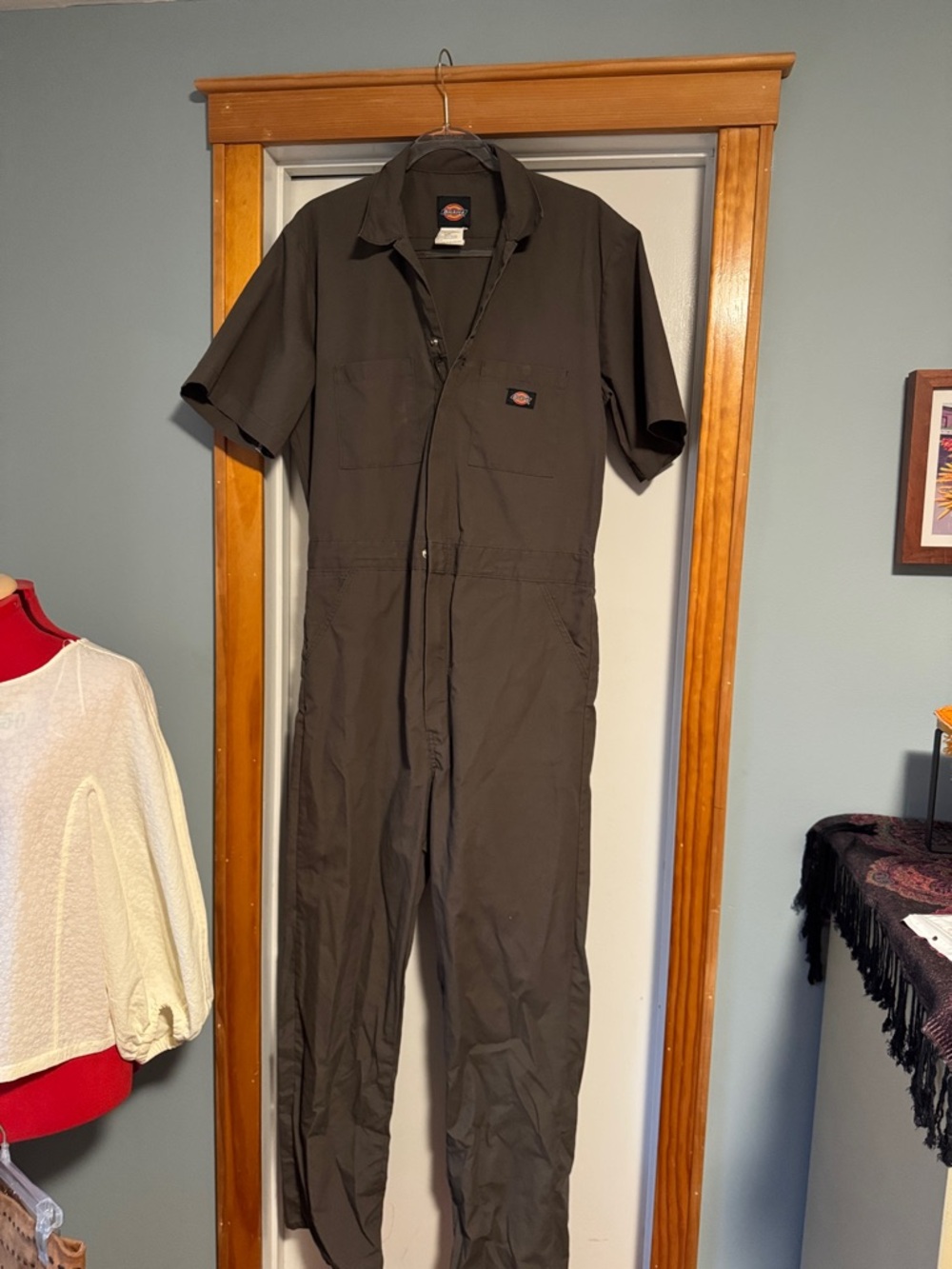 Dickies Short-Sleeve Coverall in Brown